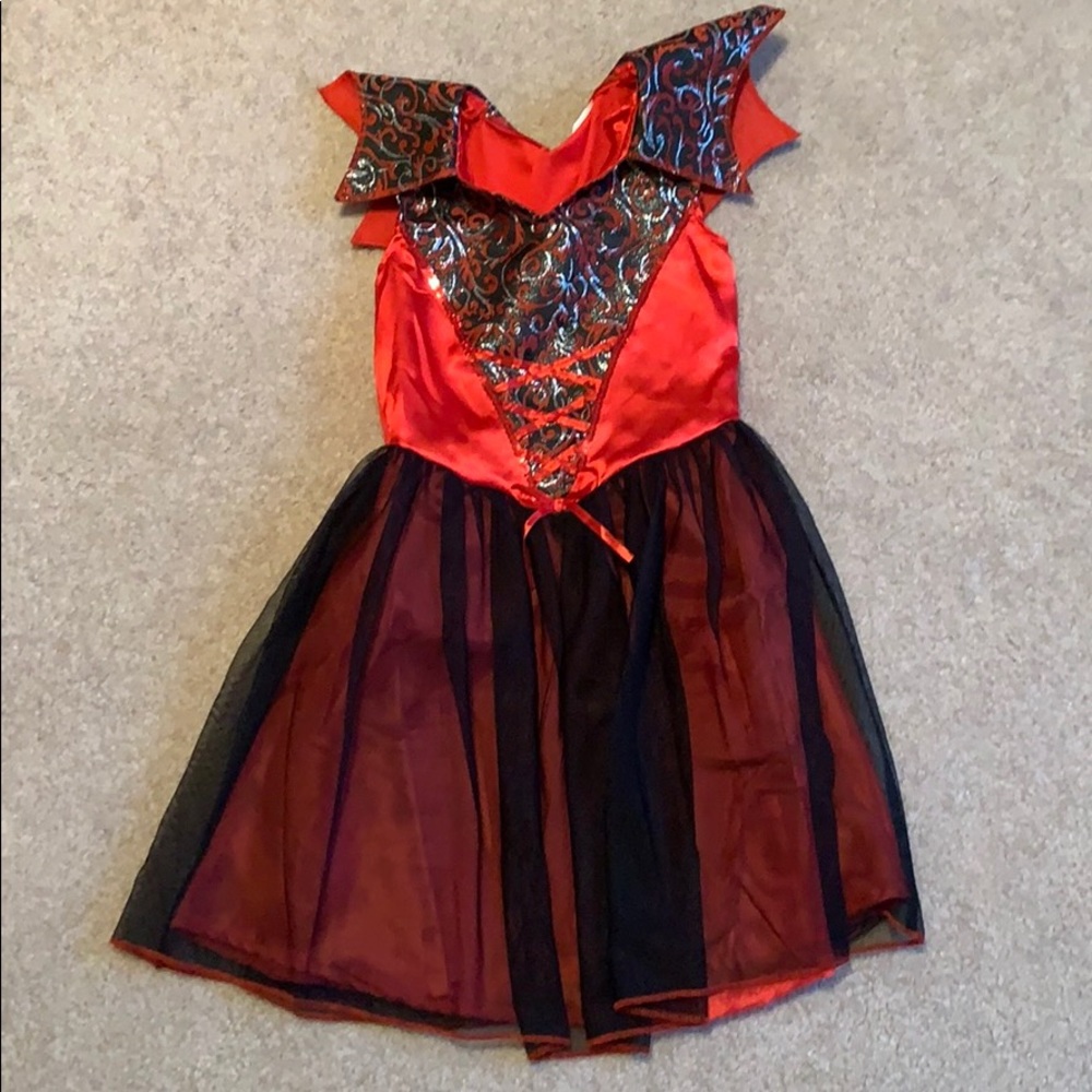 Girls Vampire Dress Costume